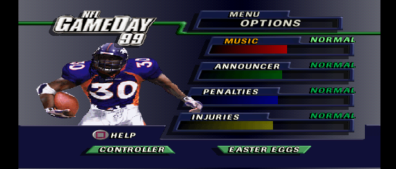 NFL GameDay 99